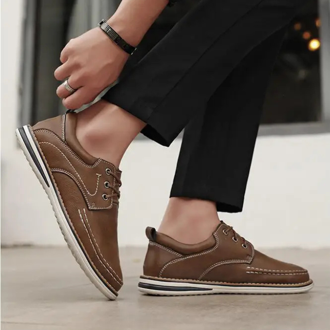 Monroe Leather Moc Oxfords