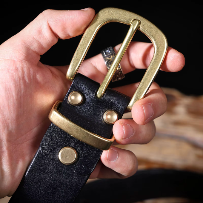 Harlan Full-Grain Leather Belt