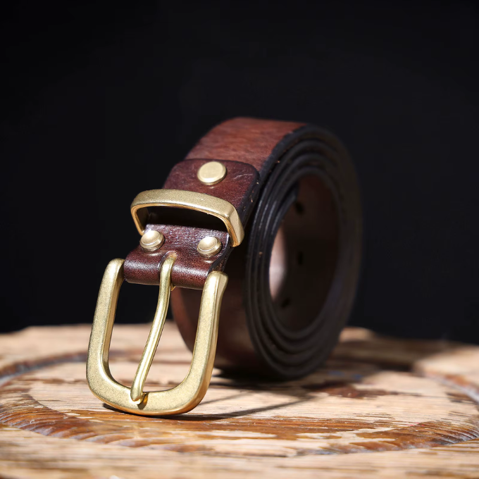 Harlan Full-Grain Leather Belt