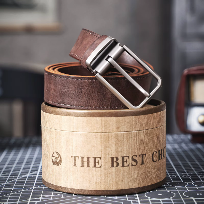 The Buckhorn Full-Grain Leather Belt