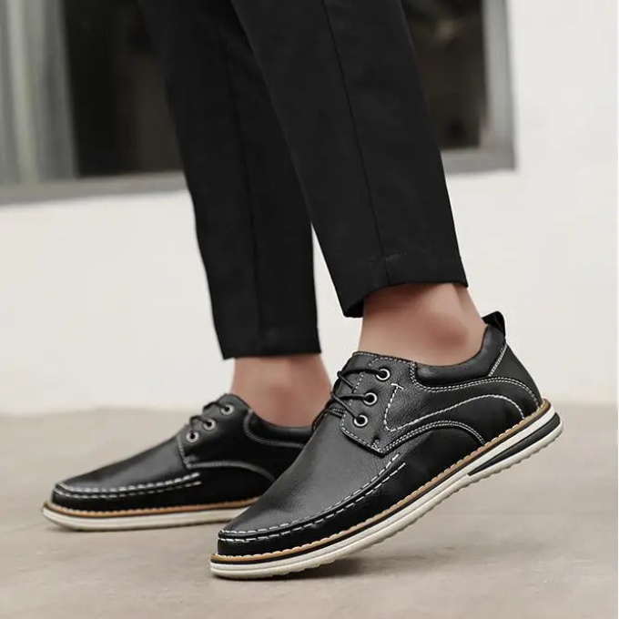 Monroe Leather Moc Oxfords