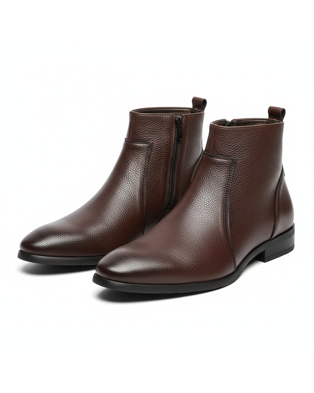 Mercer Zip Leather Boots