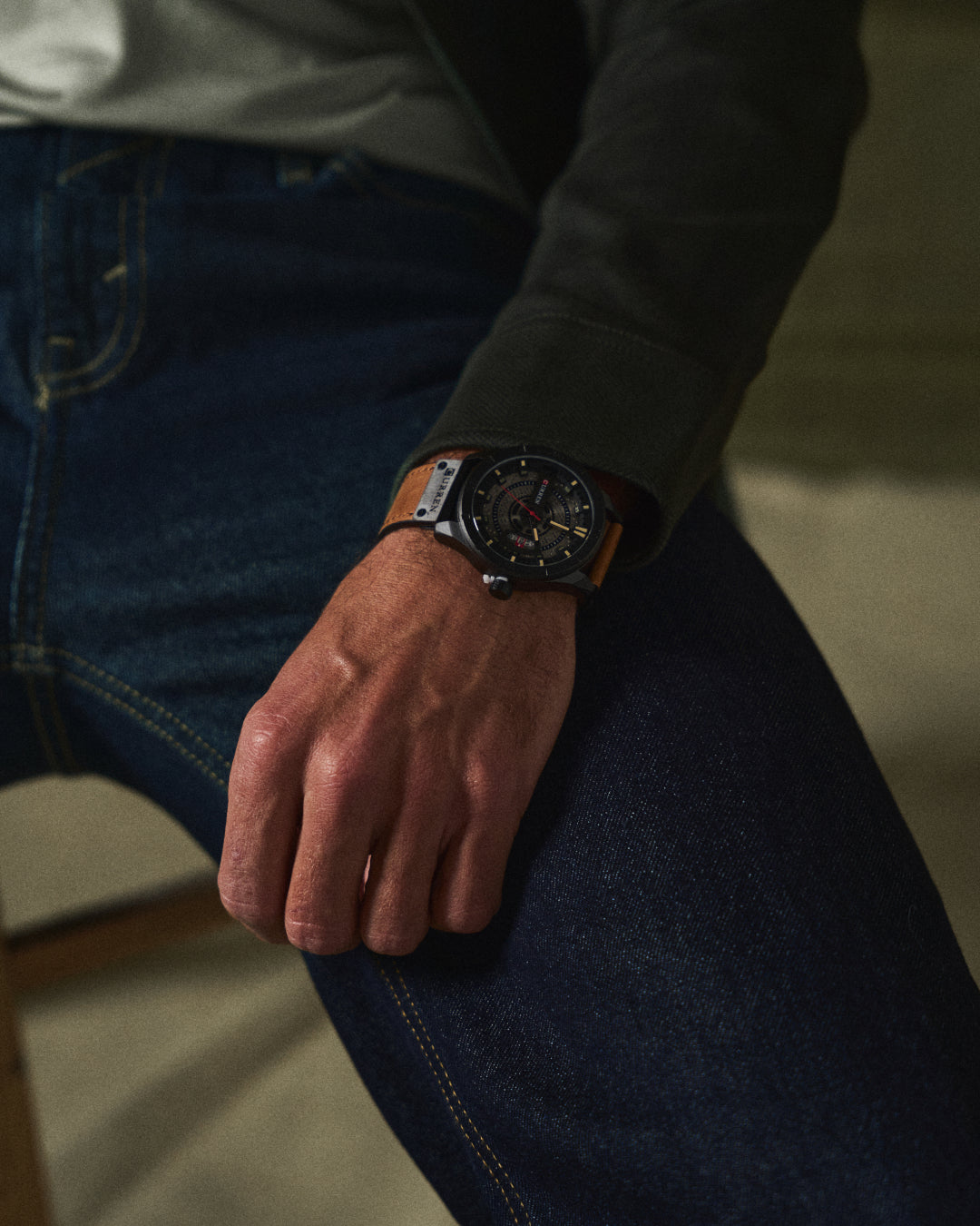 The Curren Leather Watch