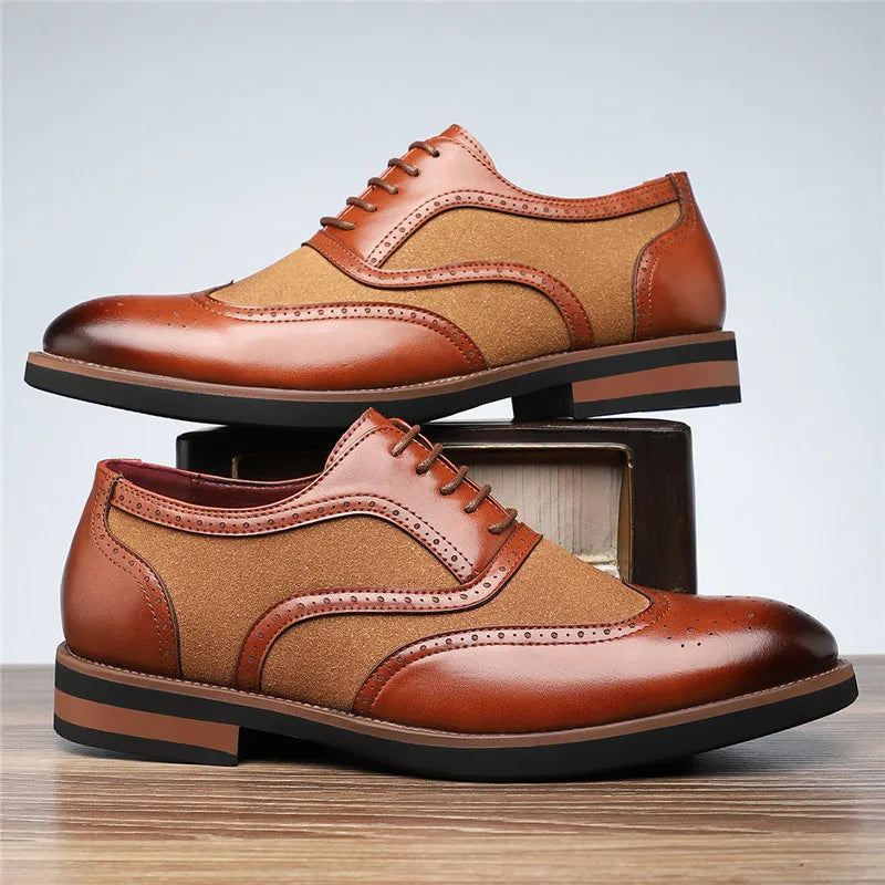 Regent Two-Tone Brogue Oxfords