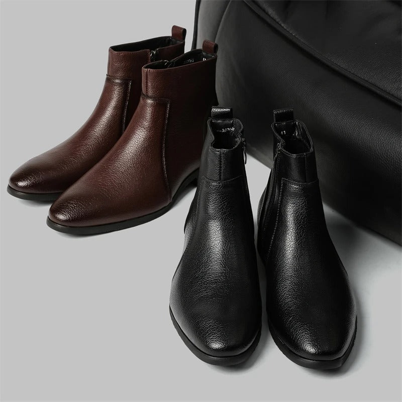 Mercer Zip Leather Boots