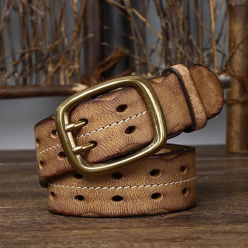 The Outrider Cowhide Belt