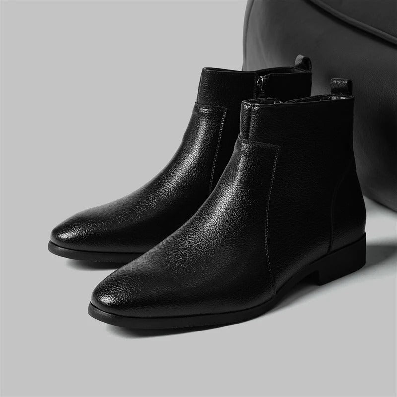 Mercer Zip Leather Boots