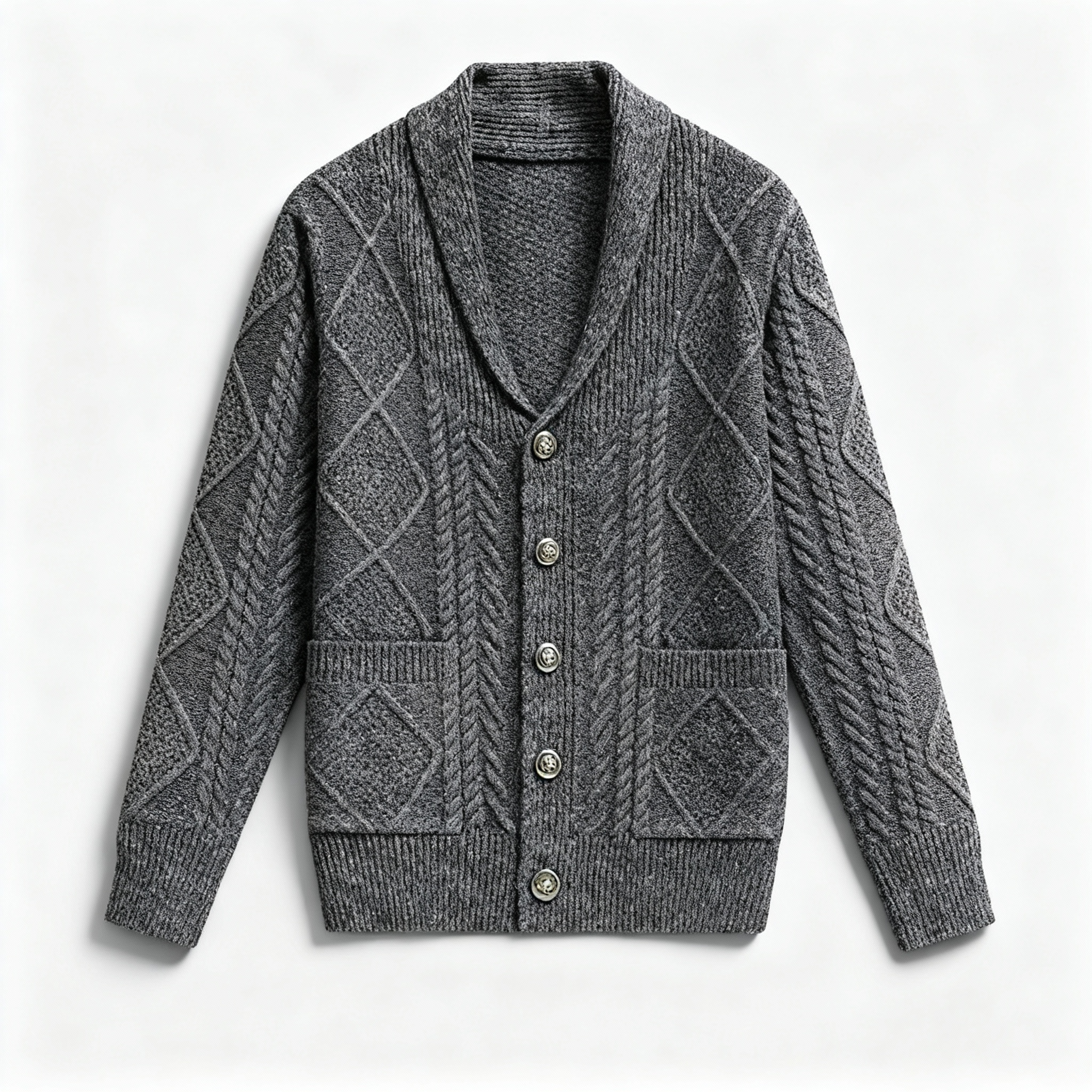 The Mason Knitted Wool Cardigan