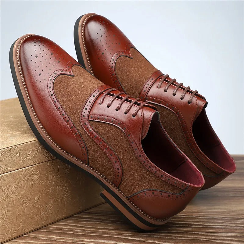 Regent Two-Tone Brogue Oxfords