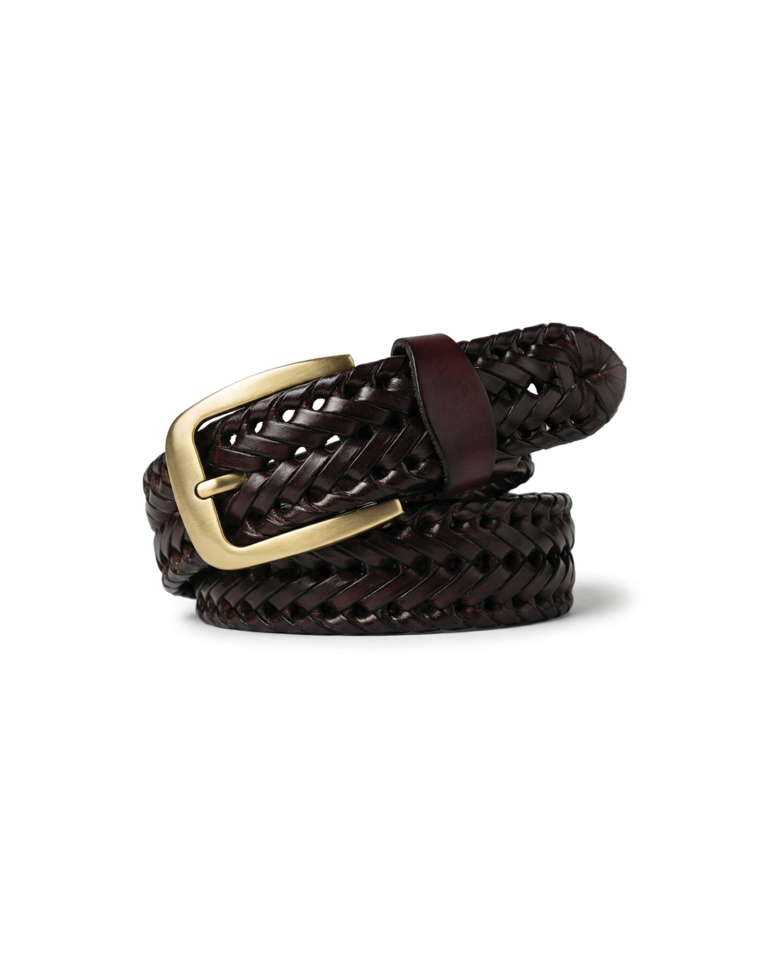 Braxton Braided Leather Belt