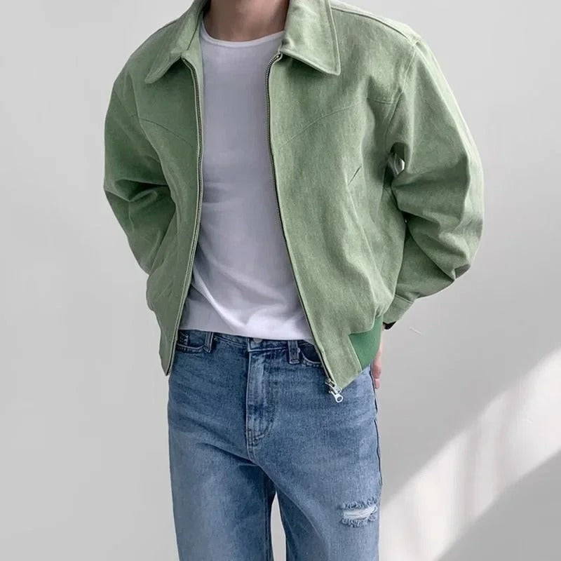 Trenton Smooth Suede Bomber