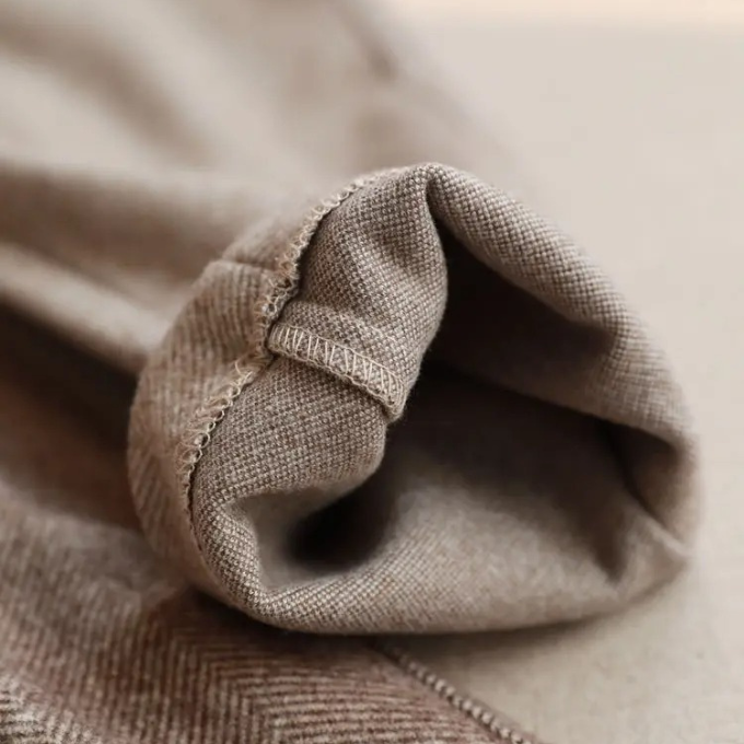 Harrow Herringbone Wool Trousers