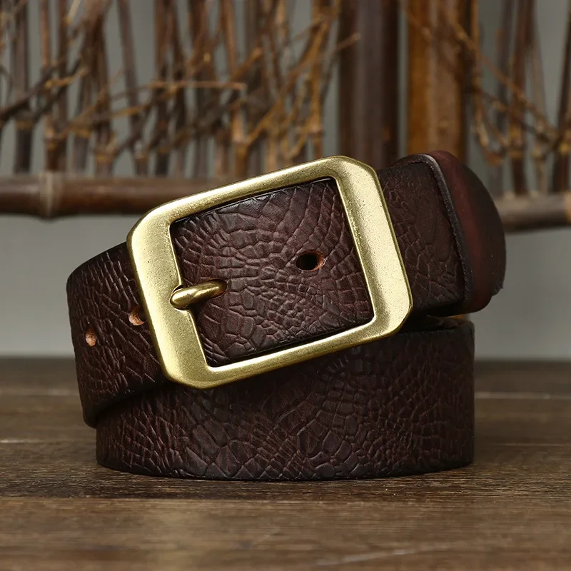 Handcrafted Artisan Cowhide Belt