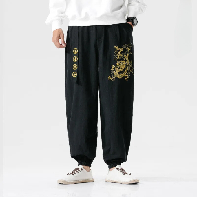 Year Of The Dragon Harem Pants