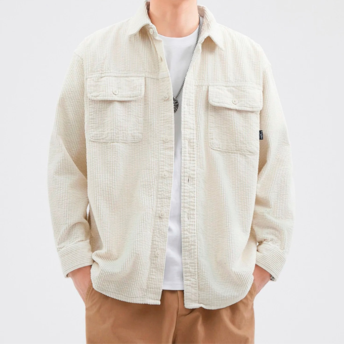 Redwood Corduroy Button-Up