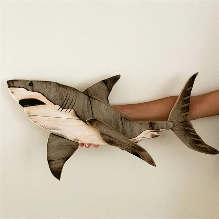 Handcrafted Wood Sea Animals