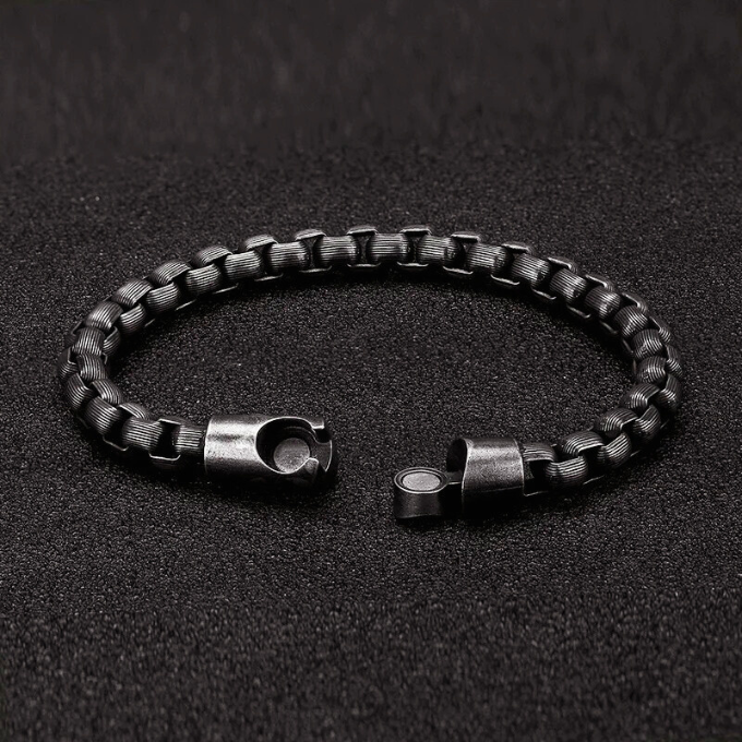 Men's Chain And Link Bracelet