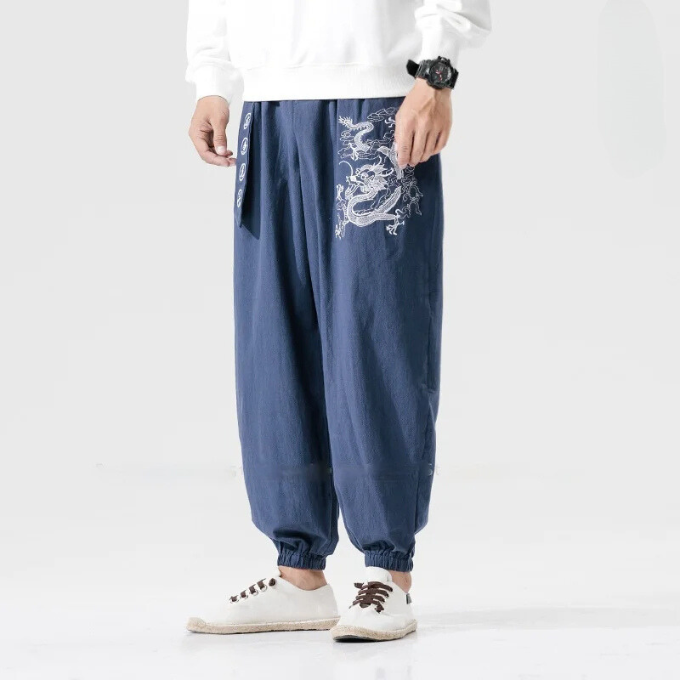 Year Of The Dragon Harem Pants