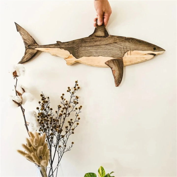 Handcrafted Wood Sea Animals