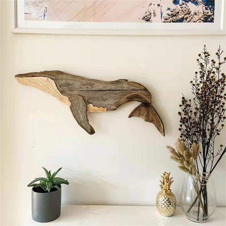 Handcrafted Wood Sea Animals