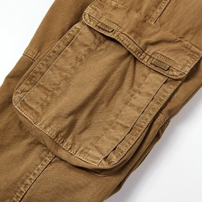 Relaxed Fit Cotton Cargos