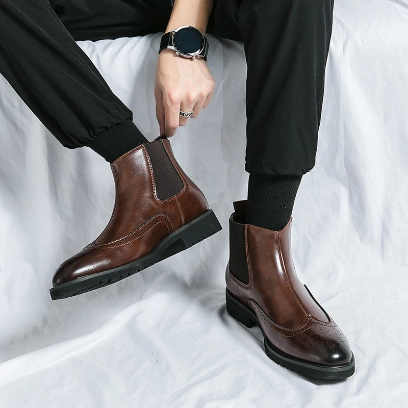 Alden Genuine Leather Chelsea Boots