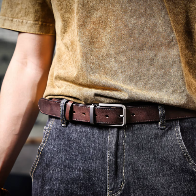 The Buckhorn Full-Grain Leather Belt
