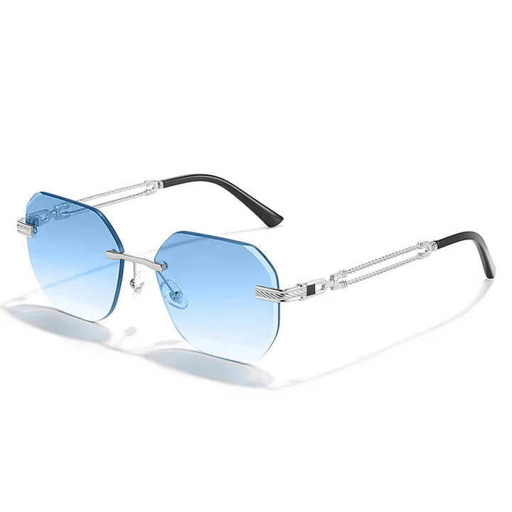 Chainlink Rimless Sunglasses