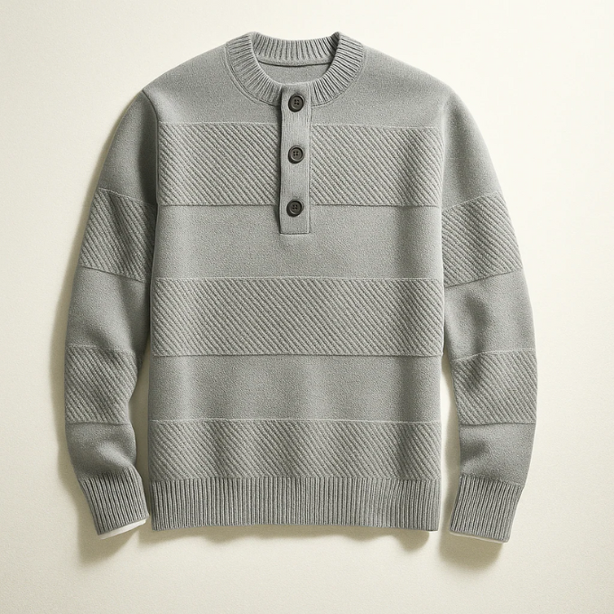 The Henley Wool Sweater