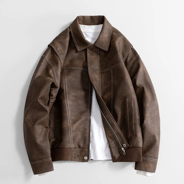 Benson Classic Leather Bomber