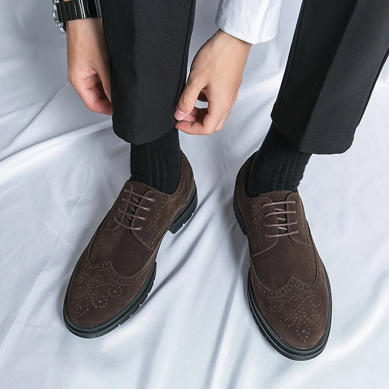 Kingsley Suede Brogue