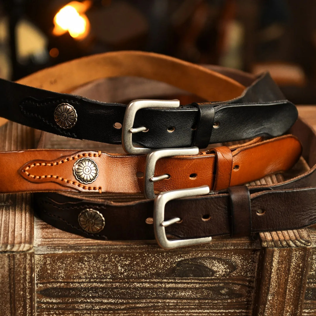 Sierra Heritage 100% Cowhide Belt