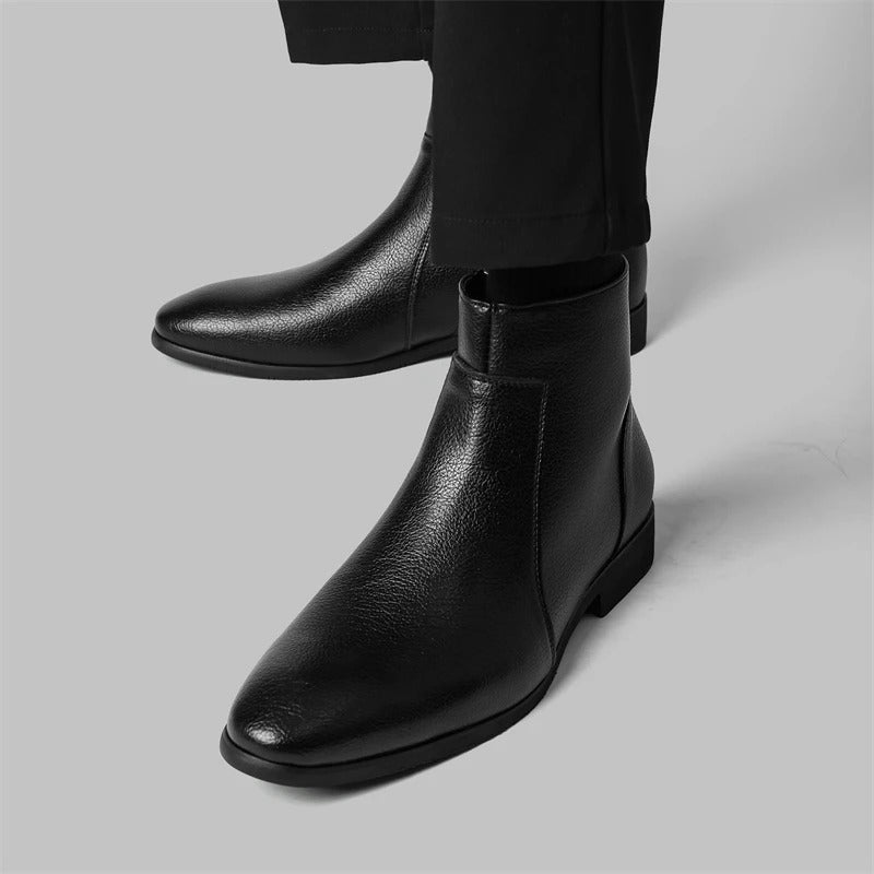 Mercer Zip Leather Boots