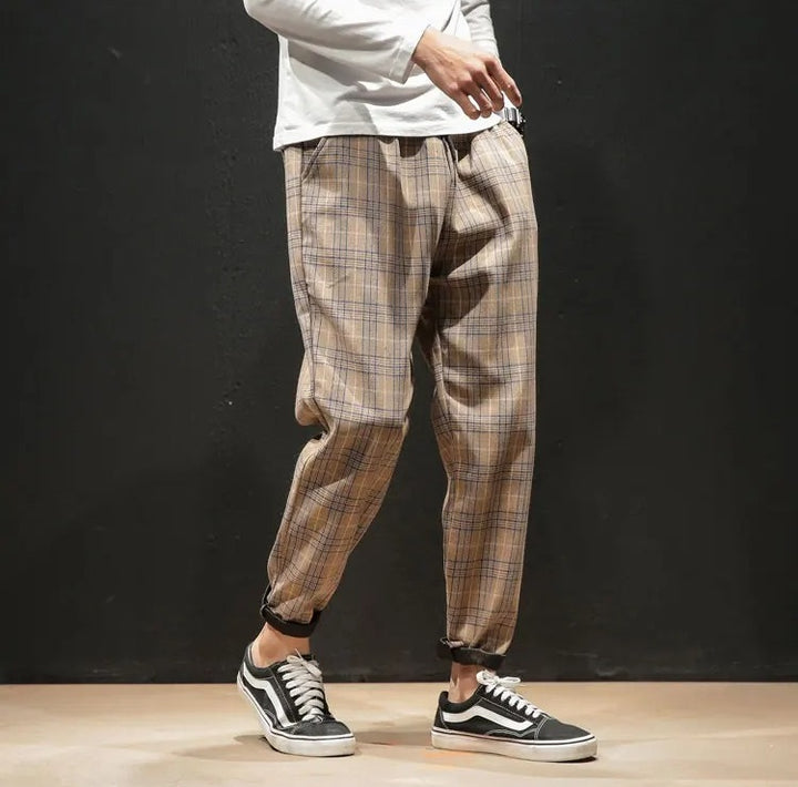 Glendale Plaid Comfort Pants