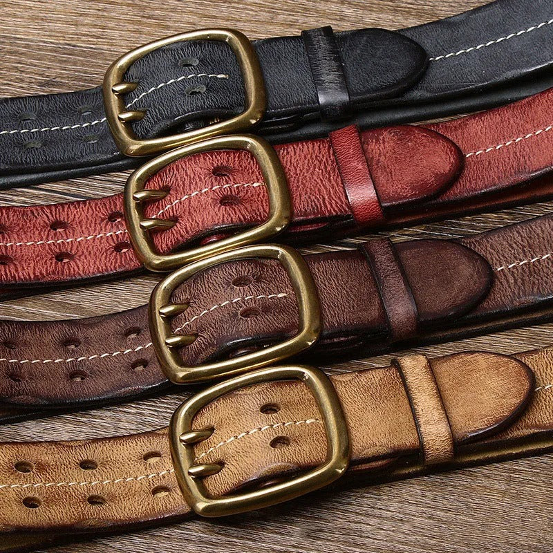 The Outrider Cowhide Belt