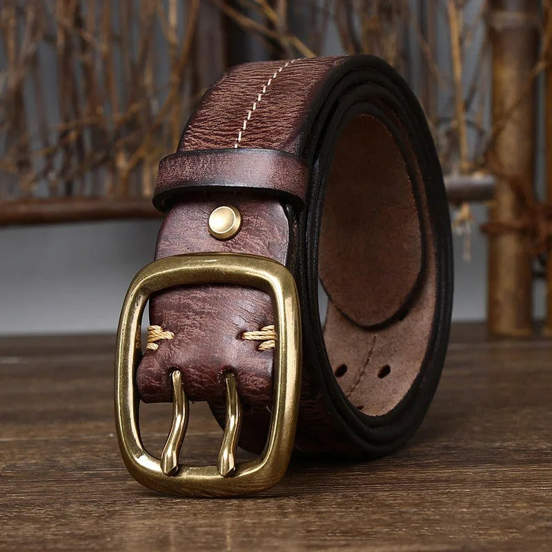 The Outrider Cowhide Belt
