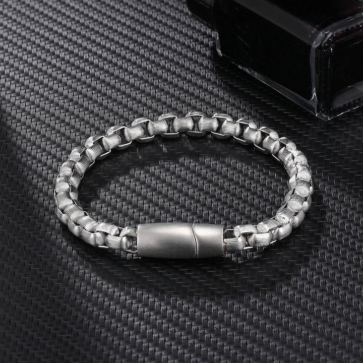 Men's Chain And Link Bracelet