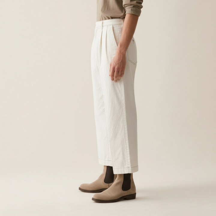 Emberline Wide-Leg Chinos