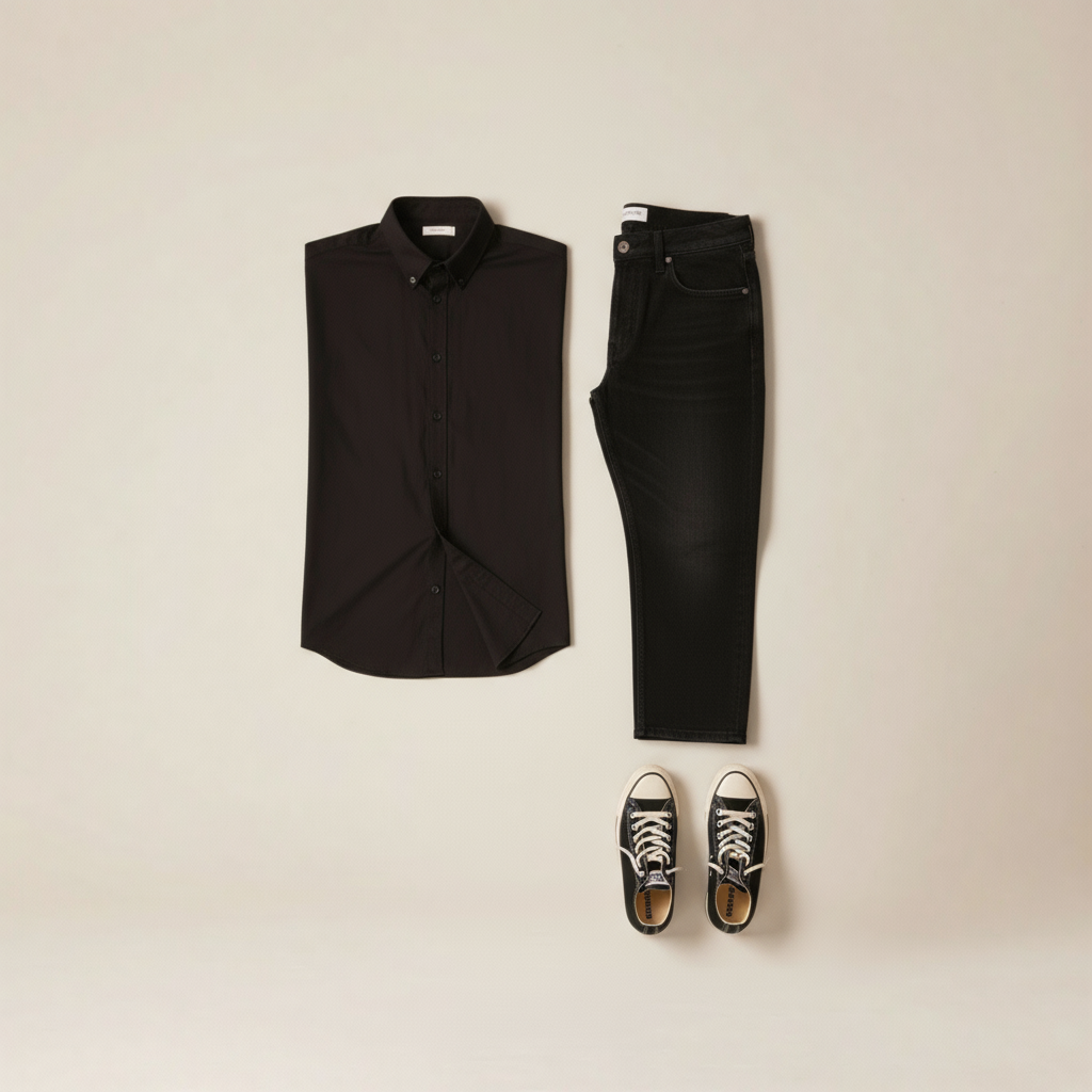 Midnight Edge Black Jeans