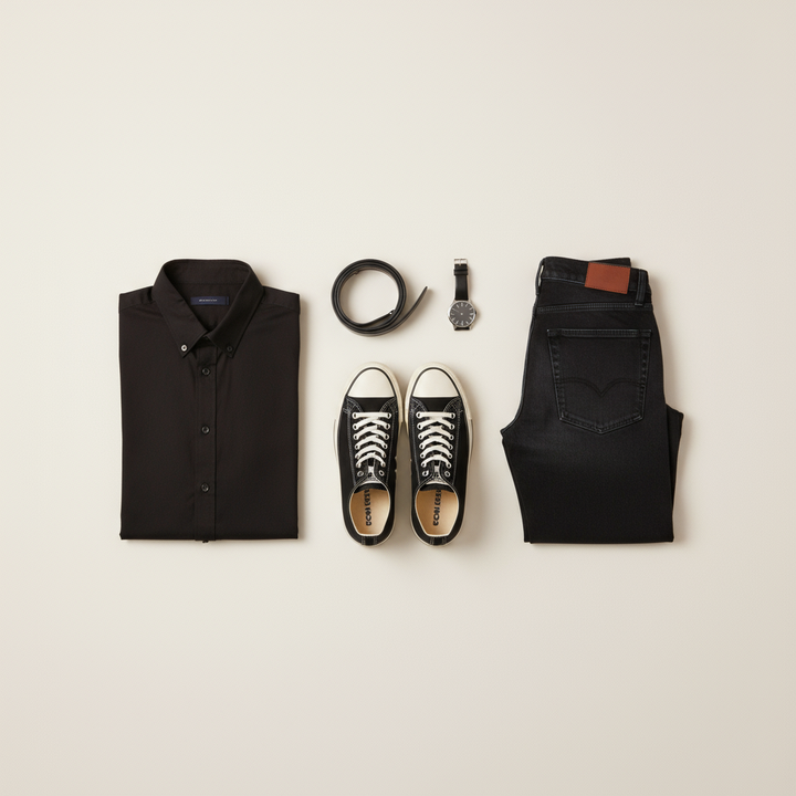 Midnight Edge Black Jeans