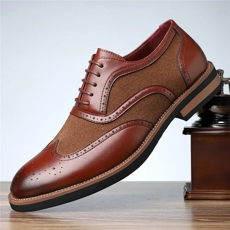 Regent Two-Tone Brogue Oxfords