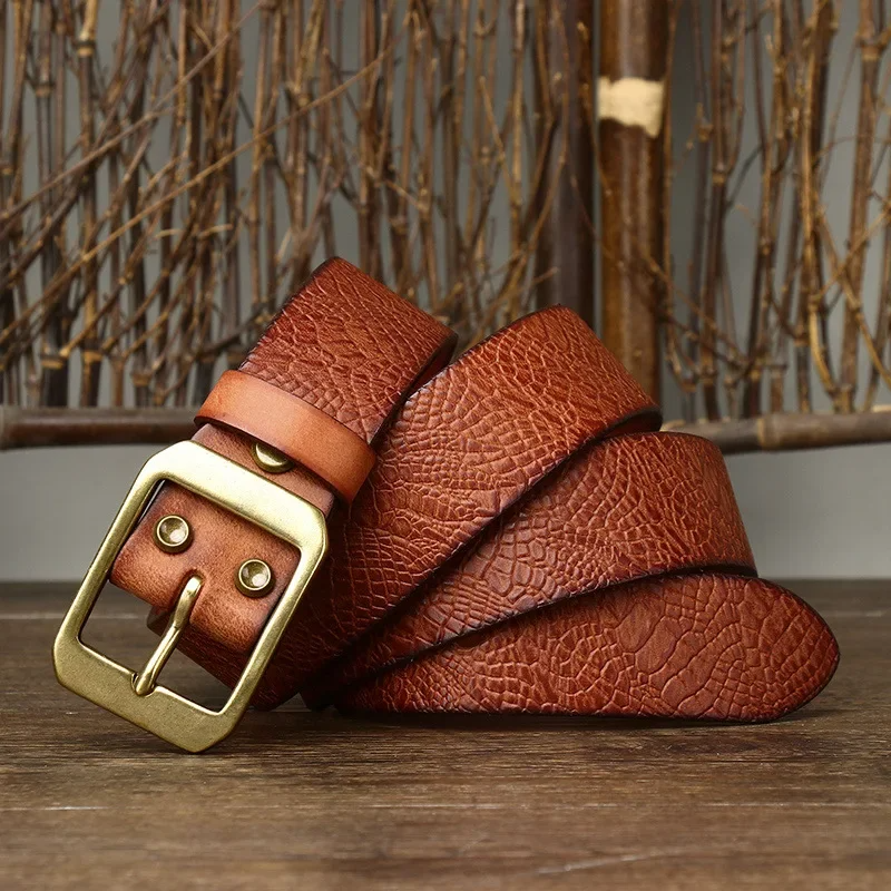 Handcrafted Artisan Cowhide Belt