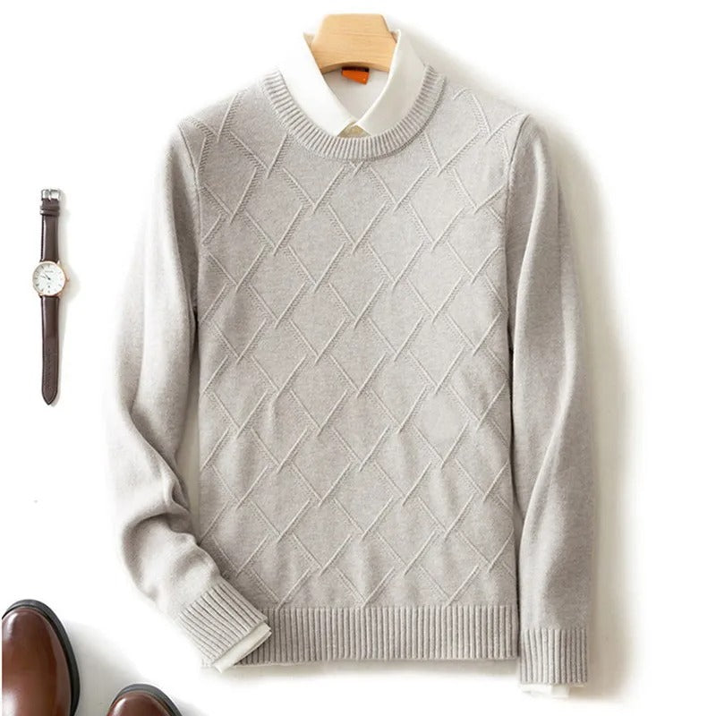 James' Argyle Cashmere Sweater