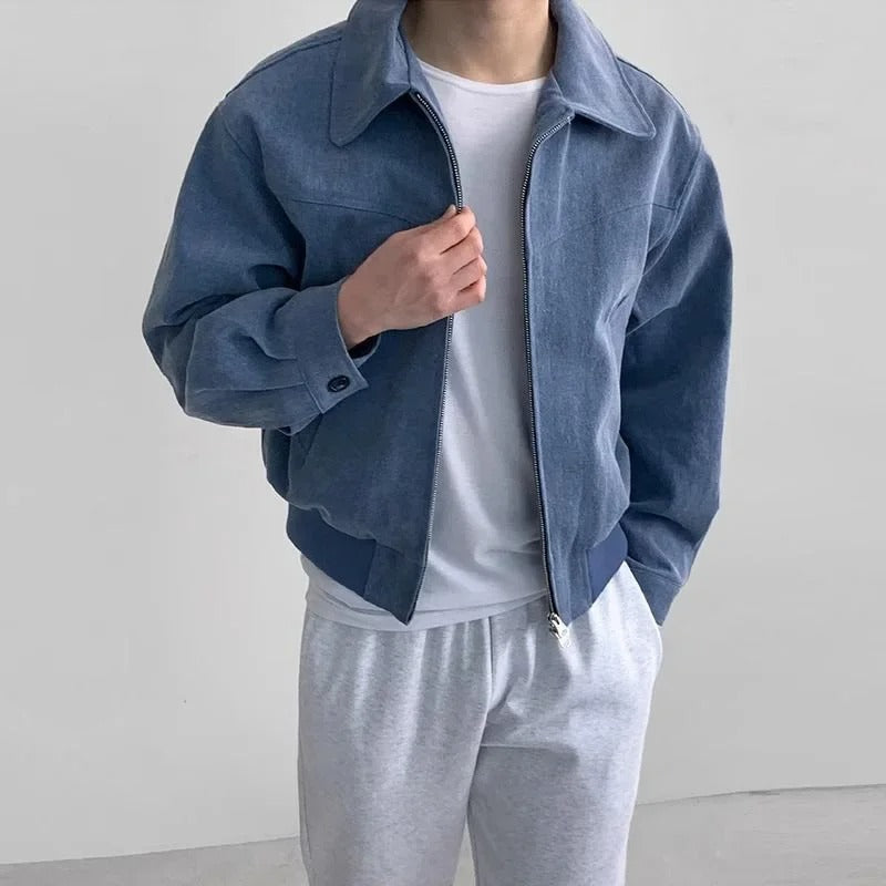 Trenton Smooth Suede Bomber