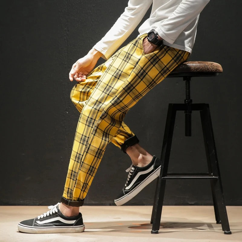 Glendale Plaid Comfort Pants