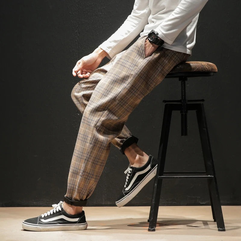 Glendale Plaid Comfort Pants