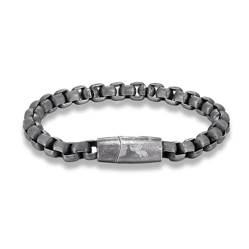 Men's Chain And Link Bracelet